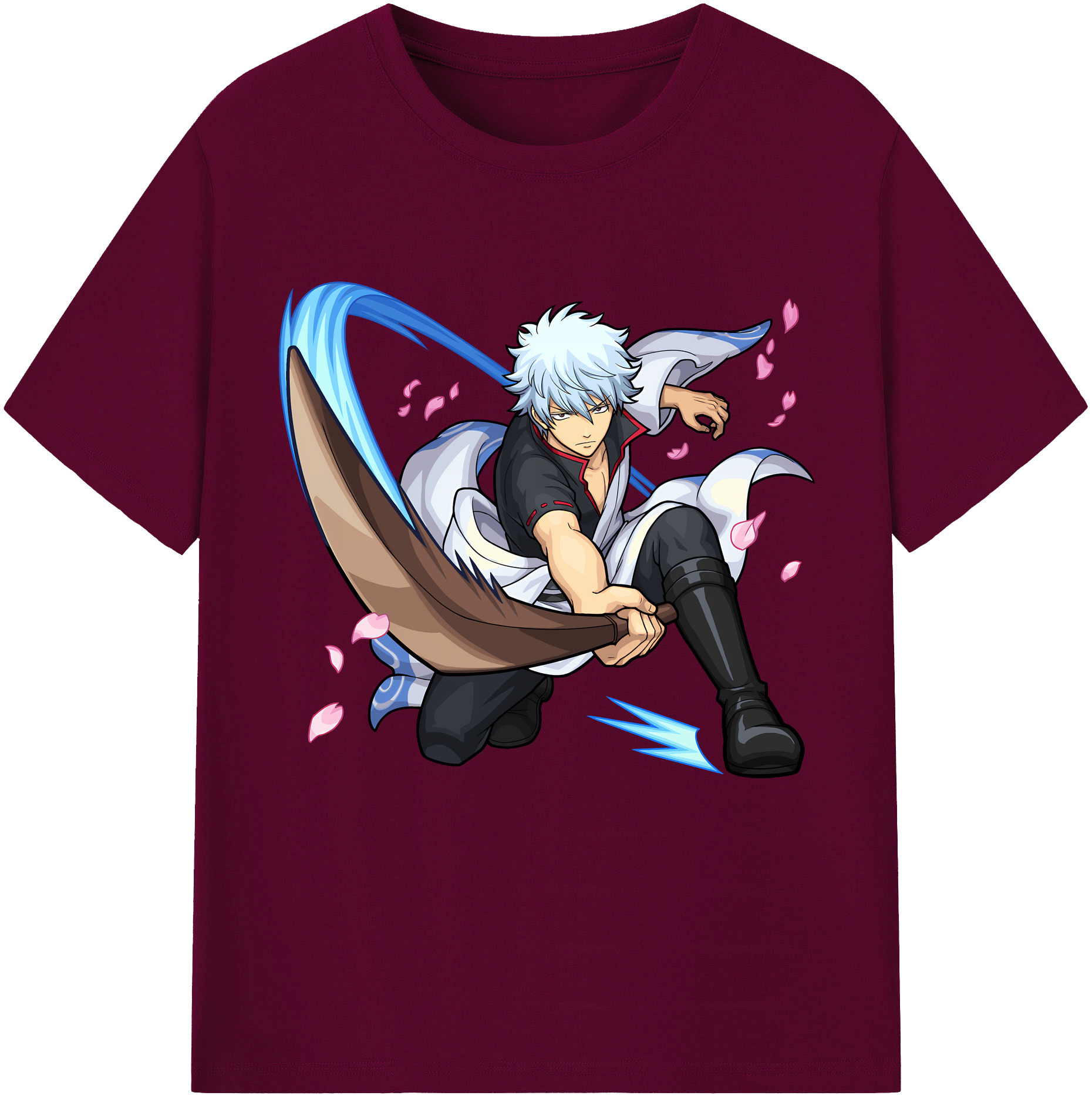 （画像用） ぎんたま 坂田銀時（さかたぎんとき） 神楽 志村新八（しむら しんぱち） GINTAMA Sakata Gintoki Kagura Shimura Shinpachi レディースカジュアルプリントTシャツ（綿100％）